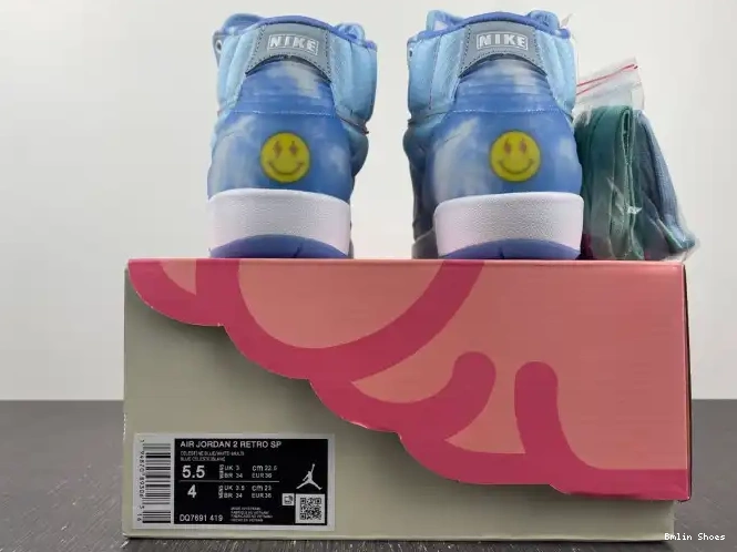 Bmlin Retro Jordan DQ7691-419 Balvin J 2 0523